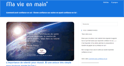 Desktop Screenshot of mavieenmains.com